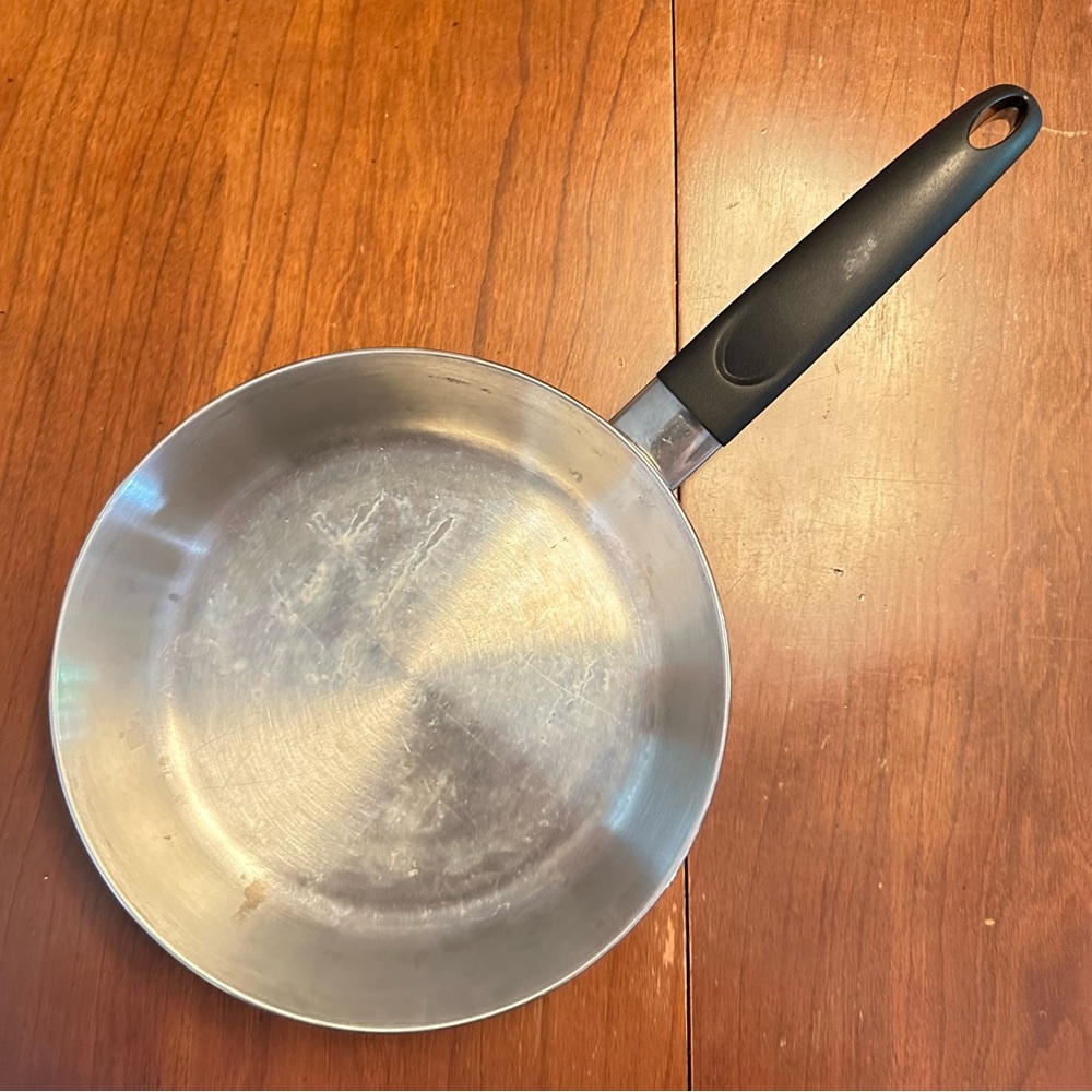 Vintage Revere Ware 8” Stainless Steel Skillet | Clinton, IL USA